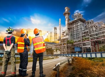 Seguridad privada para una planta industrial